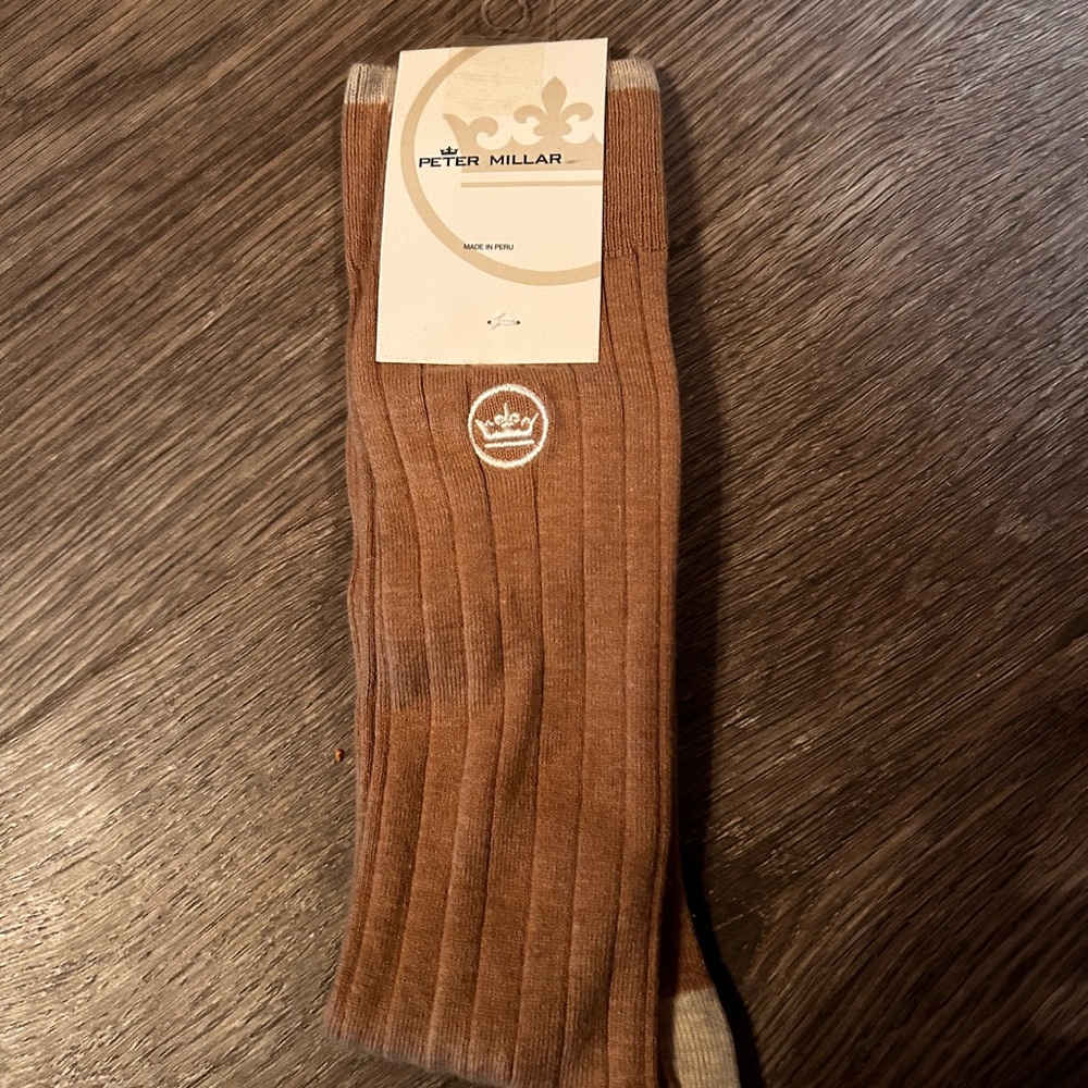 Men’s Peter millar dress socks golf brand